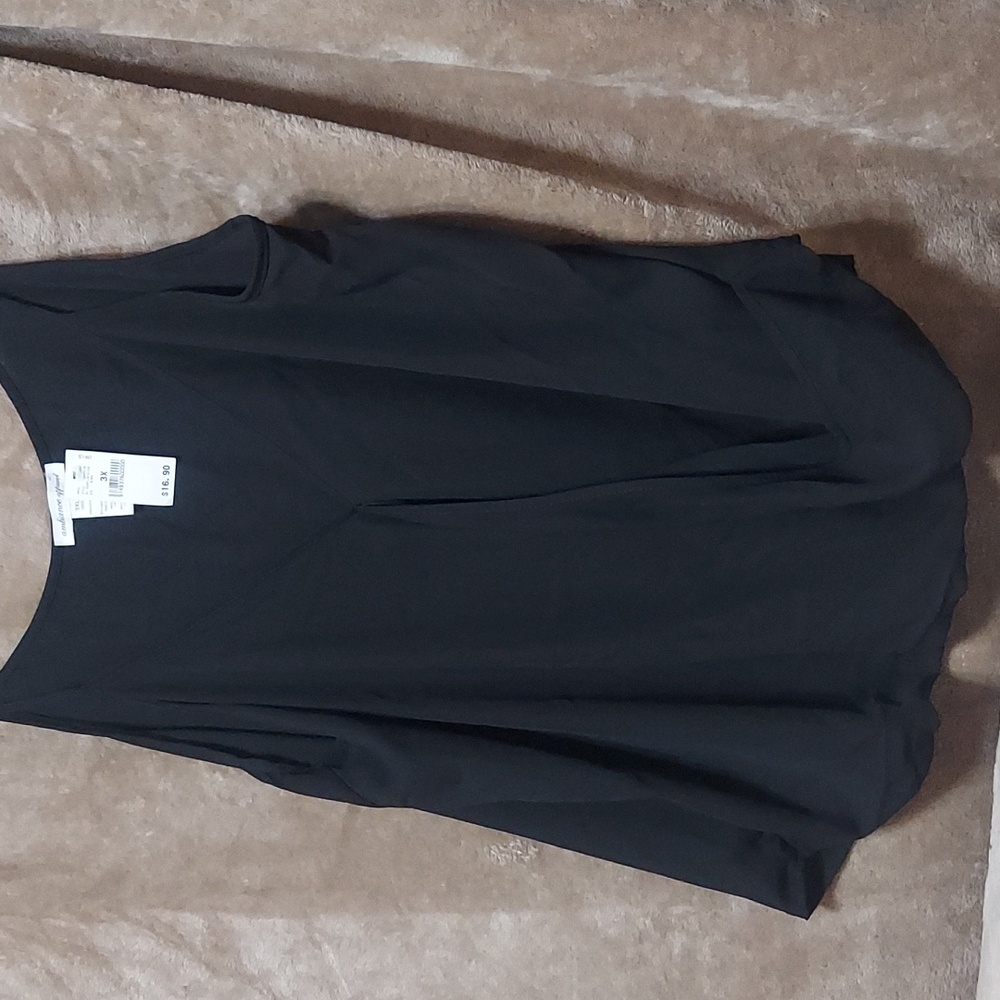 Wet Seal Black Cross Front Cami Sz 3x Juniors